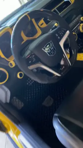 If the airbag ever goes off... Safety First! 🐝🙏🏻 #fyp #foryou #foryoupage #camaro #bee #transformers #autobot #cars #interior