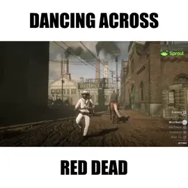 Dancing across #reddead 😅