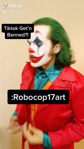 Whelp see you over there!!! Much Clown love Just in case! ❤️🃏😈 #Robocop17art #joker #tiktokdiablo #fyp #foryou #foryoupage #viral #ban #yeet