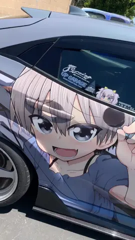 IG: thewagondragon #fyp #fy #viral #itasha #cars #uzaki #anime #typer #honda #fk8 #jdm #vinyl #decal #showcar #stance #viral