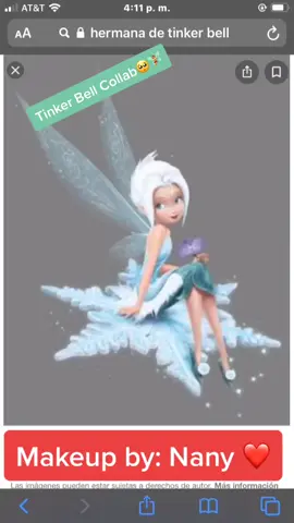 Tinker Bell Collab🧚‍♀️.  Periwinkle❤️❄️. #foryoupage #parati #like