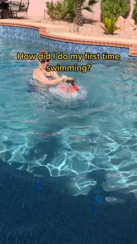 Rate my swimming 1-10😂#PetsOfTikTok #doggosdoingthings #dogsoftiktok