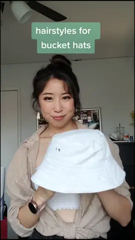 my sister made me my first bucket hat #fyp #obsessed  #SummerDIY #hairstyles #buckethat #xyzbca  #asiangirl #fashion