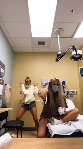 when @megmoroney cuts her finger and needs stitches so weve been at er for 4 hours now