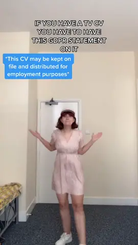 Make sure you have this on your TV CV otherwise you could be missing out on potential jobs! #workingintv #workinginfilm #tvandfilm #LearnOnTikTok