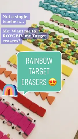Just passing the time until I can get into my classroom. #roygbiv @thehomeedit #targetfinds #teachersoftiktok #classroomtransformation