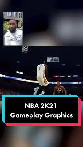 These NBA 2K21 graphics are insane! What do you think ! 👀🔥🎮 #gaming #NBA #sports