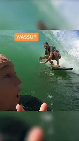 Erik Logan and Jessi Miley-Dyer doing a little R&D ahead of the Rumble At The Ranch #goingpro #summer2020 #wsl #surfing