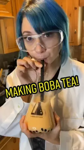 Science is Boba, Morty. @labobatory #rickandmorty #eatitkatie #boba #tiktokrecipe