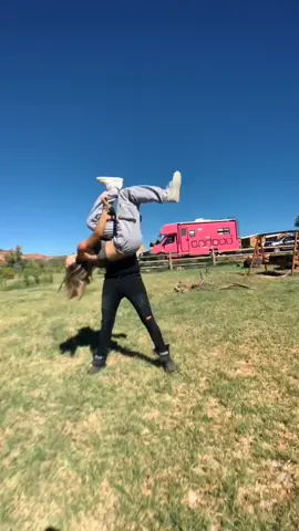Jared forgot how to throw it back during  quarantine. But we did remember how to do a flip! On the road w @boohoo #boohoobucketlist