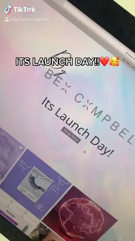 My lashes have launched @bybexcxmpbell 🥰 website link is in my Bio✨ #TikTokBeauty #makeupvideos #SmallBusiness