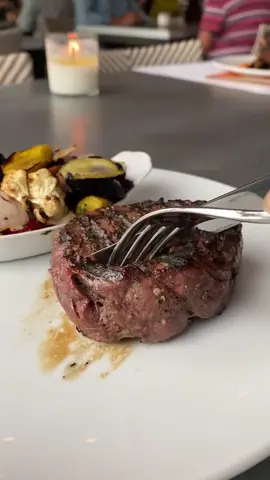 Steak so tender we cut it with a butter knife 😍