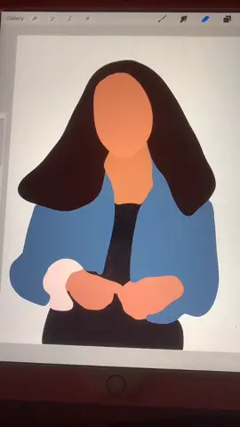 creating an @avani drawing cartoon illustration! this turned out pretty good!! #fyp #procreate #procreateapp #avani #prettygirls #himmatprettygirls