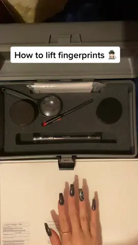 How to lift fingerprints from a crime scene 🖤 #crimescene #crime #forensic #forensicscience #crimesceneinvestigation #fingerprints