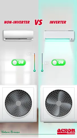 What's the difference between an air-conditioner with the inverter technology? Find out: https://www.acson.com.my/avo #Acson #AircondKuAcsonKool #AVO