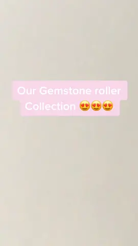 Gemstone roller collection 😍#smallbuisness #smallbuisnesscheck  #fyp #foryoupage #makeupartist #skincare #mua