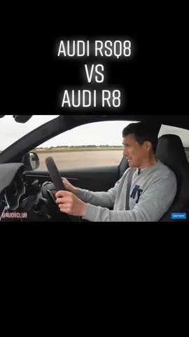 The #audirsq8 vs the #audir8 what do you think of it? What car would you prefer? #car #fyp #audi #sportscar