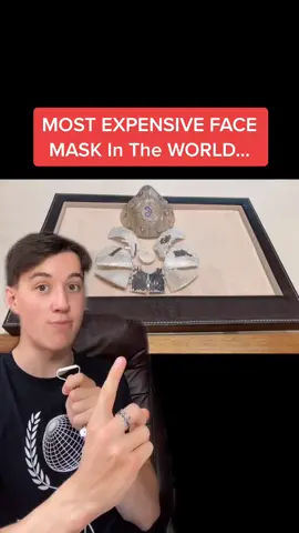 Most Expensive Face Mask In the world! 😱 #gasp #fyp #smart #expensive #facemask