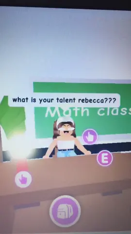 rebecca is very talented😎 #fyp #adoptme #tiktokgrowth #funny #robloxskit #viral #school #roblox
