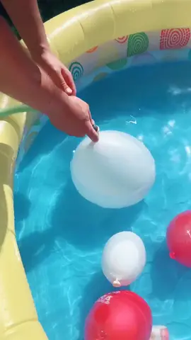 One epic water balloon 🤯 #waterballoon #summeractivities #kidsactivities #summeractivity #waterballoonfight