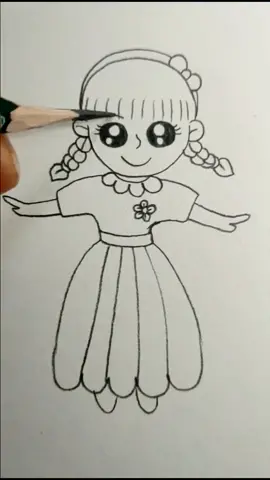 Little girl#SoAwkward #fyp #EasyMeal #tiktok #simple #draw