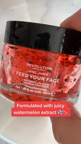 BAE 🍉💦 #watermelon #watermelonfacemask #watermelonsugar #facemask #skincare #fyp #revolutionskincare #jakejamie