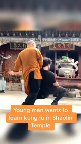 The young man was conquered by Shaolin in Kung Fu#kungfu #fyp #sports #forpyoupage #shaolin @tiktok