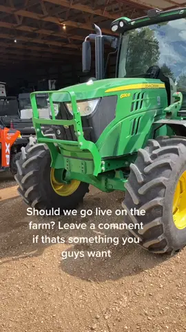 Equipment tour maybe?? Let me know what you guys wanna see on the farm! Will go live when we get some ideas! #southdakota #farm #farmer #johndeere #fy