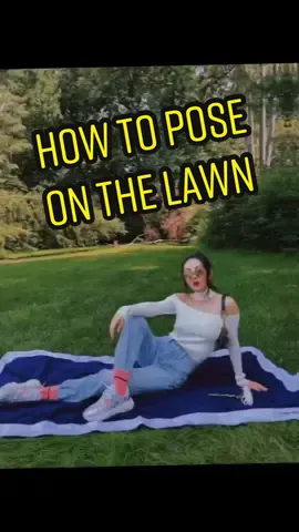 Poses to try on the lawn or in the park. #posingideas #posingtip #iphonephotography #photoidea