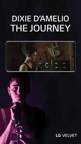 Thank you @lg_usa for sharing @dixiedamelio love for music. Check out the full video. #lgvelvet #behappy @dixiedamelio
