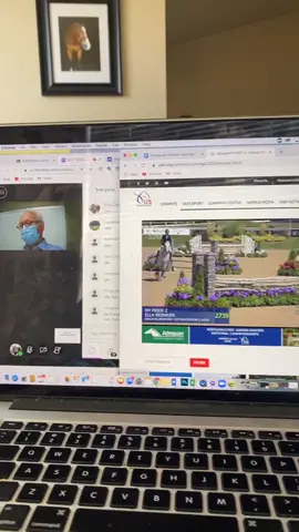 Are you even an equestrian if this isn’t how your virtual classes are going?😂❤️🐴 #equestrian #horse #horses #horsesontiktok