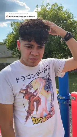 kids when they get a haircut