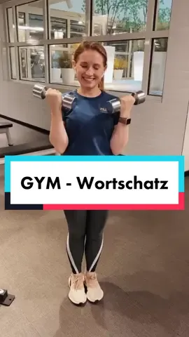 GYM-Wortschatz 🏋️🏋️‍♂️ #learngermanfast #fürdich #edutalk #deutsch #lernenmittiktok #teiledeinwissen #german
