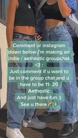 I’m making a groupchat on instagram so comment ur instagram and ur age downbelow so we could all chat with each other 🌈 <3 #foryoupage #indiekid