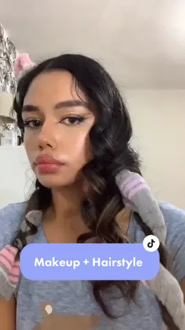 Makeup + hairstyle , #fyp #Eyeliner #eyelinertutorial #makeup #hairstyle #hairtransformation #hairchallenge #fypppppppppppppp