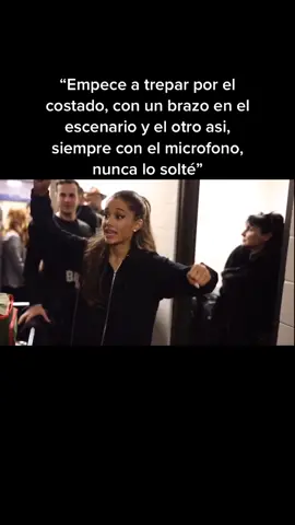 2da parte de cuando Ariana casi muere en el escenario #ariana #lovemeharder #honeymoontour #arianagrande #escenario