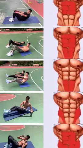 8 packs Abs tutorials #tiktokuni #ออกกําลังกาย #Fitness