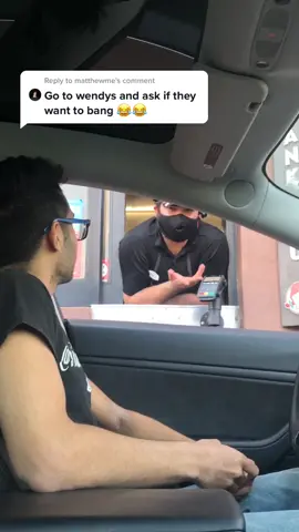 There are two types of people in this world 😭 COMMENT BELOW WHAT ELSE I SHOULD DO. Reply to @matthewme  #bangenergy #drivethru #funny #fyp