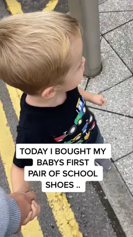 THIS MAKES ME SO EMOTIONAL 😭 I’m not ready to let him go .. Tommy’s to cool for shoes now he likes his trainers haha 😂 #foryou #vlogs #baby #son