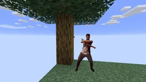 Carson Shearer dance in skyblock | Minecraft #Minecraft #carsonshearer #carson #carshearer