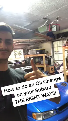 Who else Changes their oil this way?? #subaru #impreza #sti #wrx #jdm #tuner #ricer #1320 #racing #turbo #boost #oil #car #carsoftiktok #cars #drift