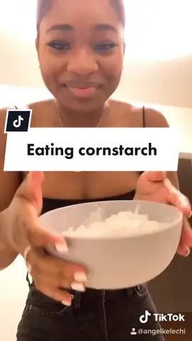 Eating cornstarch before I go out #fyp #foryou #cornstarch #strangeaddiction