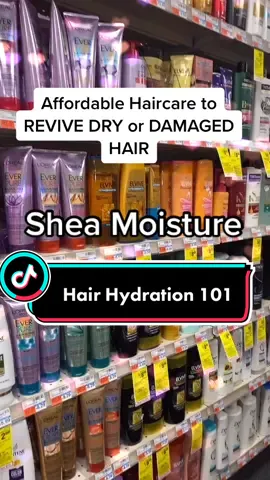 #dryhair and #damagedhair don’t need to stay that way✨ hydrate and nourish your hair with this simple #haircareroutine #sheamoisture ✨