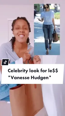 #greenscreensticker look for less ￼￼#lookforless #vanessahudgens #affordablefashion #styletips #momsover30 #fashioninspo