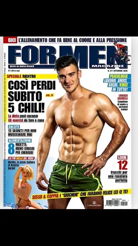 Non perderti il numero di settembre di ForMen Magazine 😉💪🏻 #Fitness #tiktok #gym #motivation #viral #viral_video #personaltrainer #gymnastics