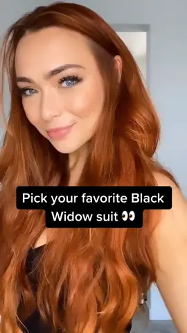 1, 2, 3, or 4?! Pick your favorite suit 🖤🕷 #blackwidow #marvel #fyp