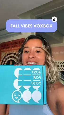 fall vibes voxbox unboxing 🥰 #Vlog  #influenstervoxbox #voxbox #unboxing #fallvibesvoxbox #fun