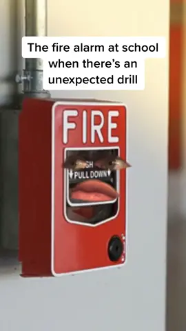 remember when we were actually IN school? #firealarm #firedrill #fyp #iwasboredsoiruinedlunch #foryou #highschool