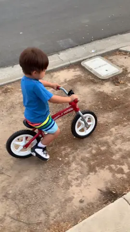 #badtothebone #radioflyer #balancebike #fyp #kids #toddlers #lastchildvibes #eveningstroll