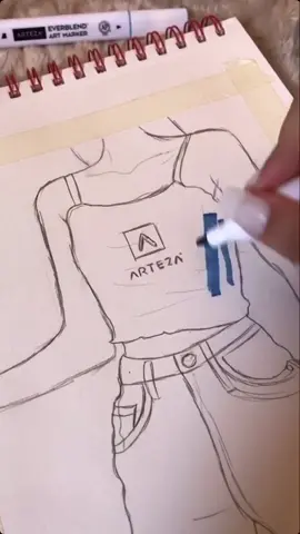 Materials used from @arteza #fyp #drawing #art #artmob #رسم #arteza